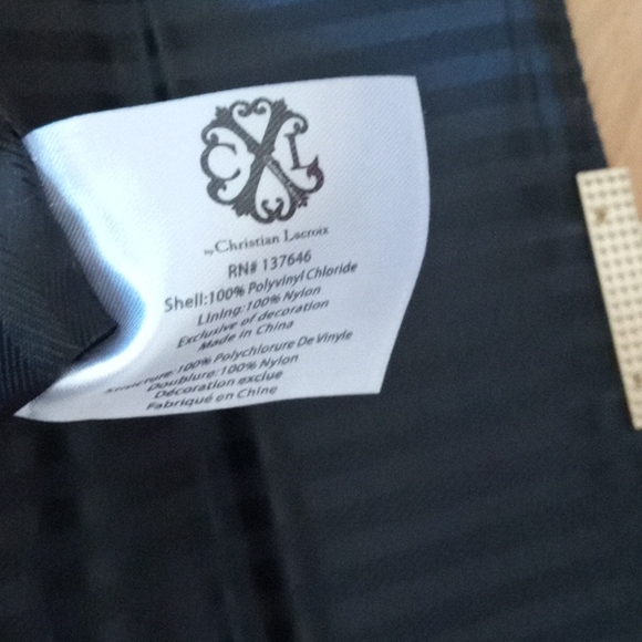 Christian Lacroix Lucie Camera Black bag gold accents New - Picture 6 of 6